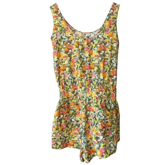 Stella McCartney Citrus Print Romper Sz M - Picture 6 of 7
